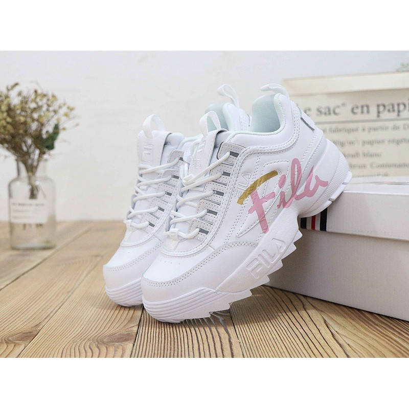 fila women's disruptor pink