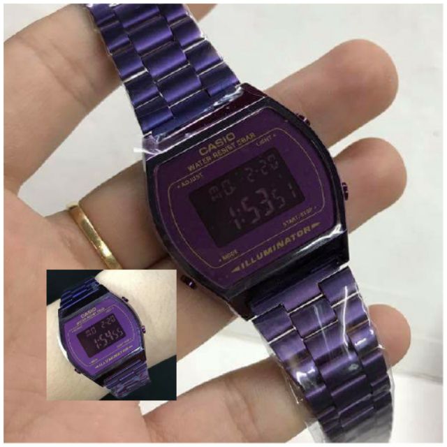 casio a168 purple