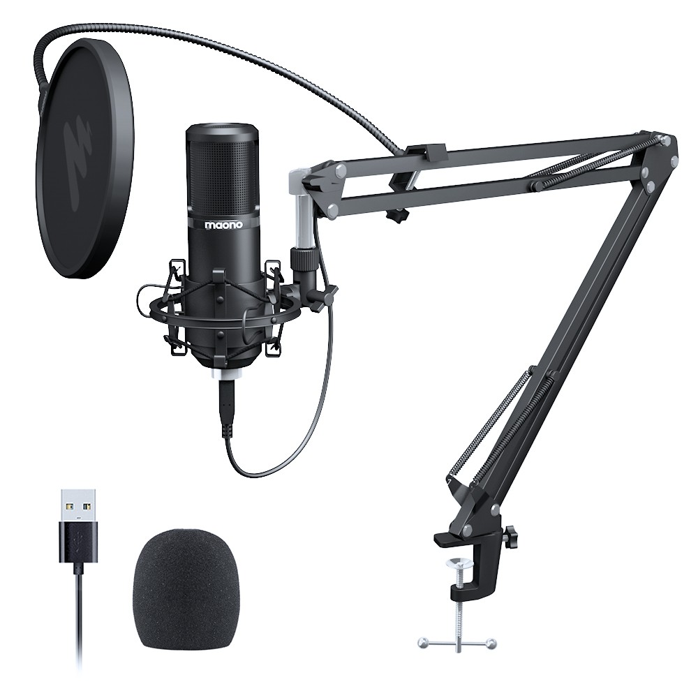 Maono AUPM420 Metal USB Condenser Cardioid PC Mic with Professional