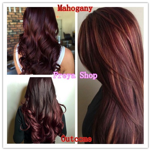 Mahogany Hair Color with Oxidant (  Bremod Permanent Hair Color ) |  Shopee Philippines