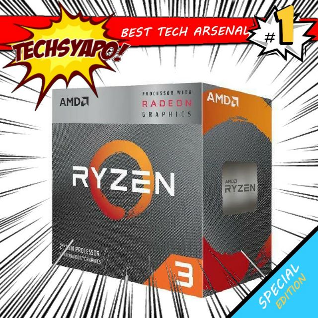 Bundle With Amd Ryzen 3 30g 4 Core 3 6 Ghz 4 0 Ghz Max Boost Socket Am4 65w Desktop Processor Shopee Philippines