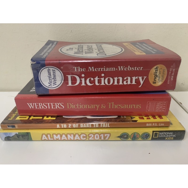 merriamWebster dictionary, thesaurus ,A to z , Almanac 2017 (Pre loved