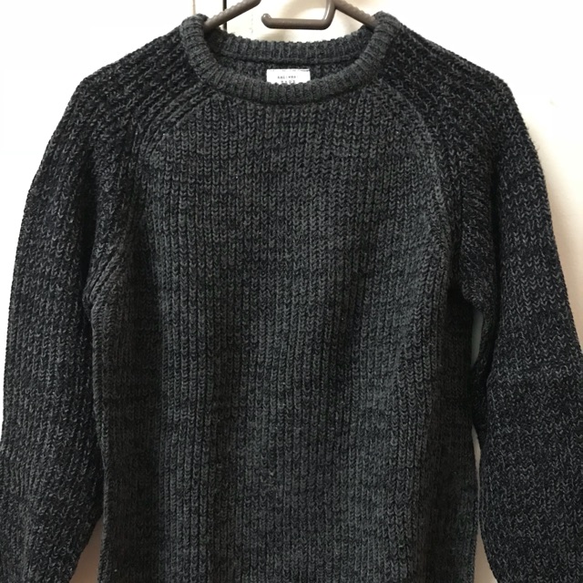 zara knit black sweater