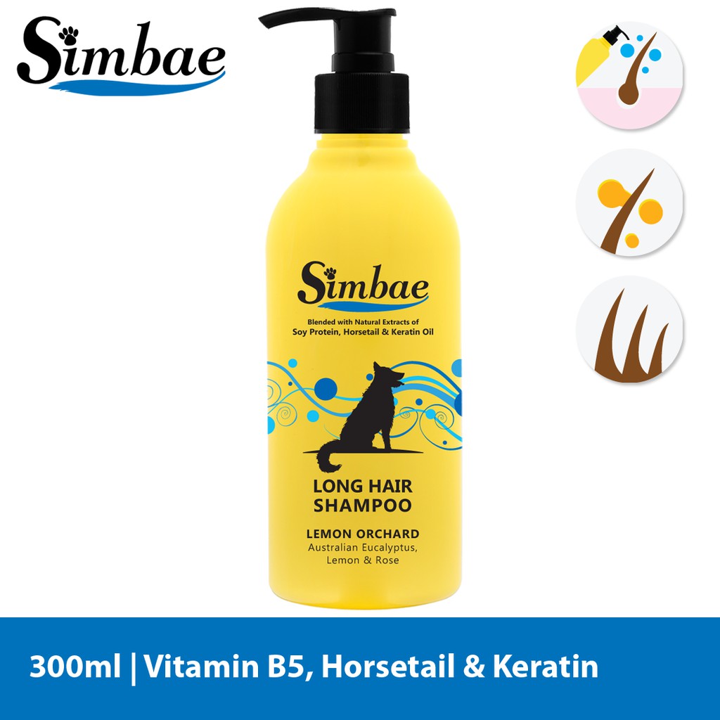 Slør spise Sig til side LONG HAIR DOG SHAMPOO 300ml (Lemon Orchard Scent) Simbae Australian Premium  Brand | Shopee Philippines