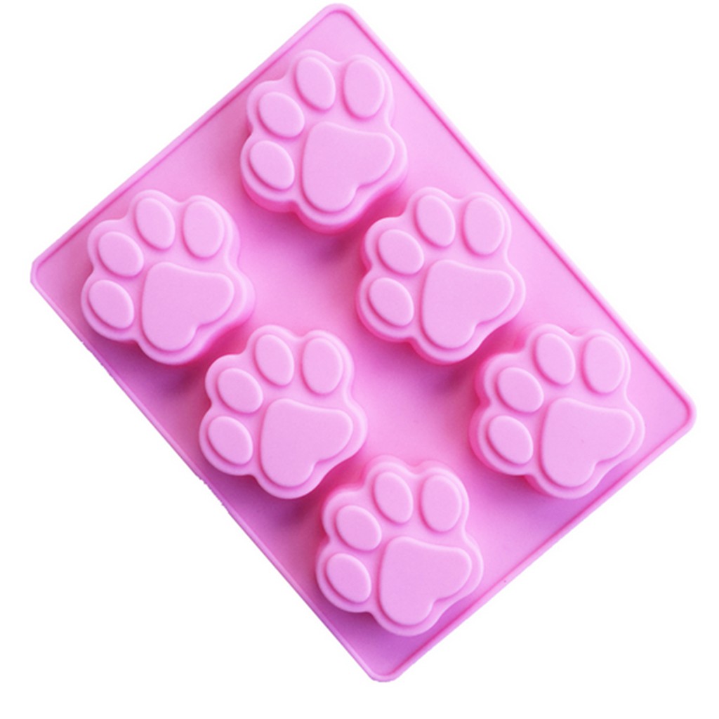 Dog And Cat Paw Print Ice Cream Mold Diy Cake Mould Chocolate