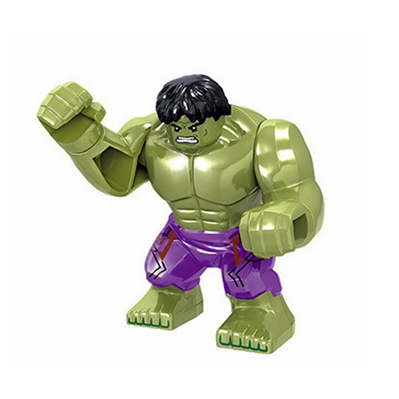 16PCS Marvel Avengers DC Super Hero Mini Figure Sets Building Blocks Toys Gift 