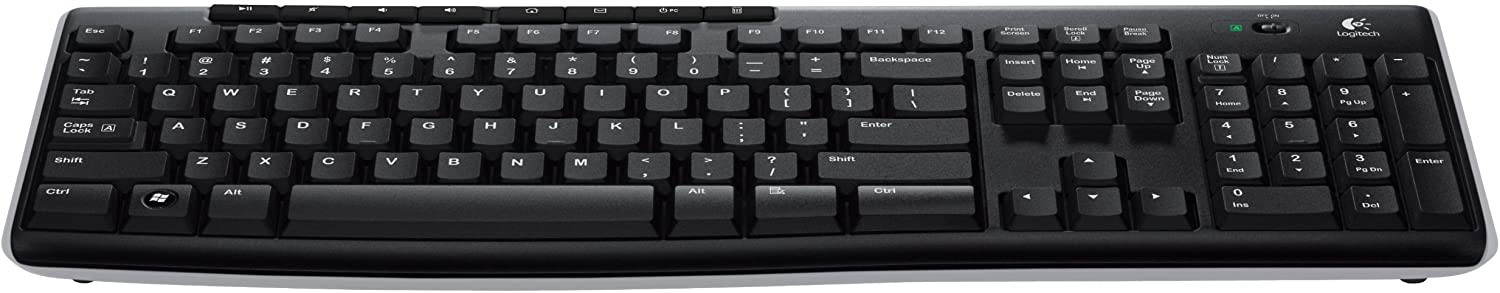 Logitech wireless keyboard k270 black usb обзор