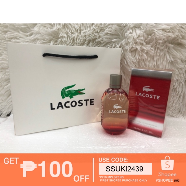 lacoste red hot play