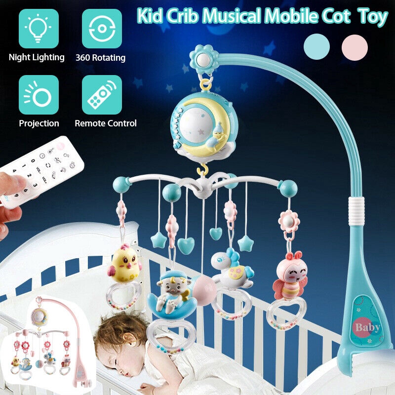baby mobile for crib with lights