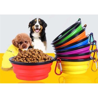 【HAPPY PAWS PET】Pet Silicon Foldable Food Bowl