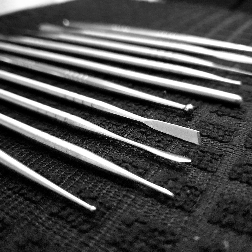 10Pcs Stainless Steel Clay Sculpture Engrave Tools for Modeling Carving