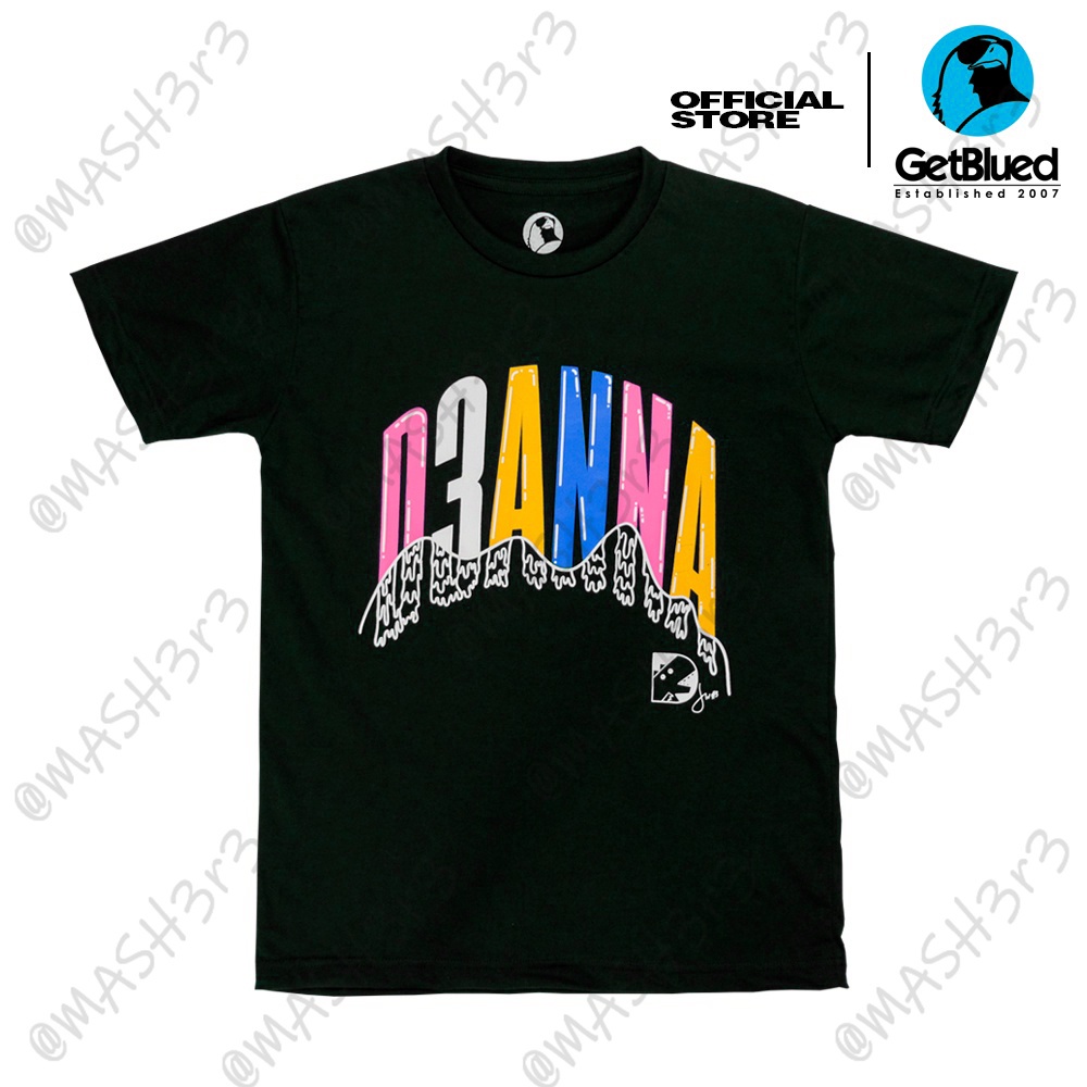 (Official Store) GetBlued Ateneo Deanna Wong Series Deanna V3 Black T-Shirt For Men And Women #1