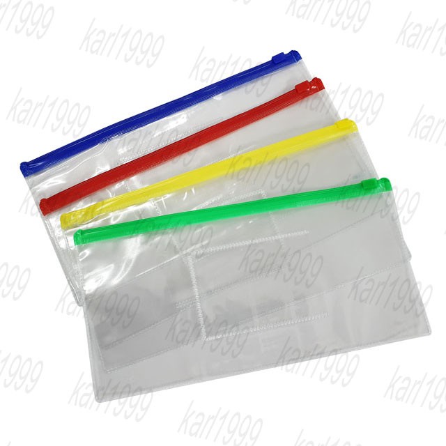 PVC zip bag A6 24x12cm Shopee Philippines
