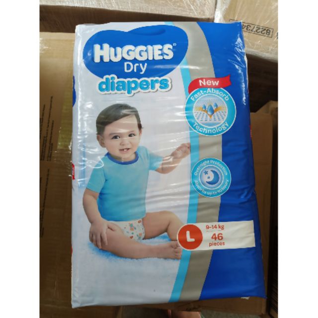huggies taped diapers large