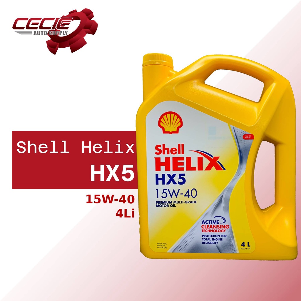Shell Helix HX5 15W40 Premium Multi Grade Motor Oil 4L | Shopee Philippines