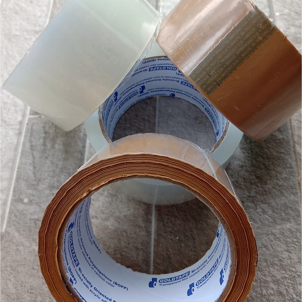 Clear Duct Tape / Clear SELOTIP Duct Brown Big Take Shopee Philippines