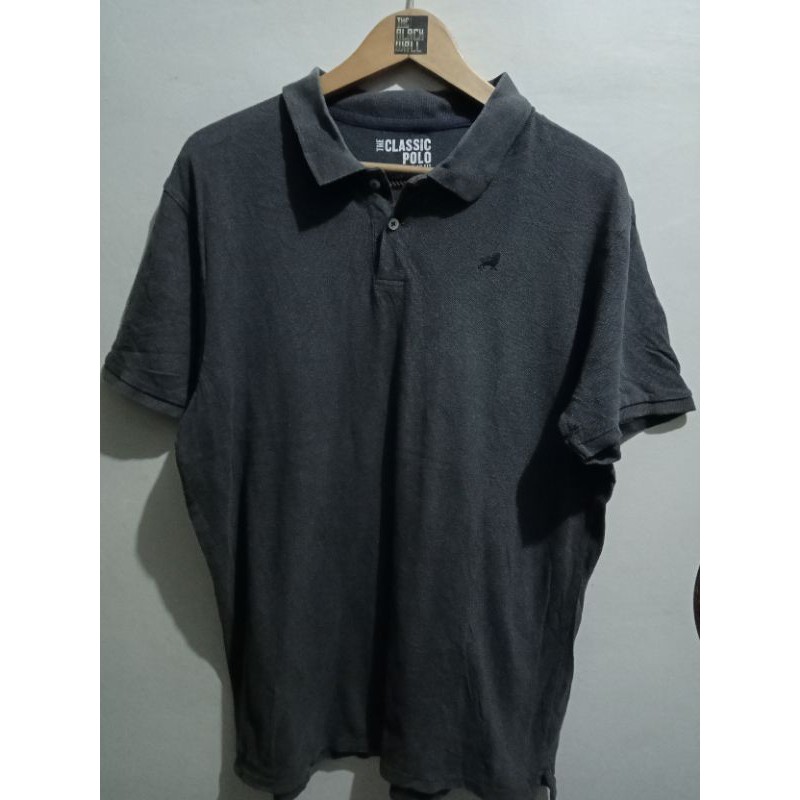 Old Navy Black Classic Polo Shirt (US BALE/THRIFTED/UKAY) | Shopee ...