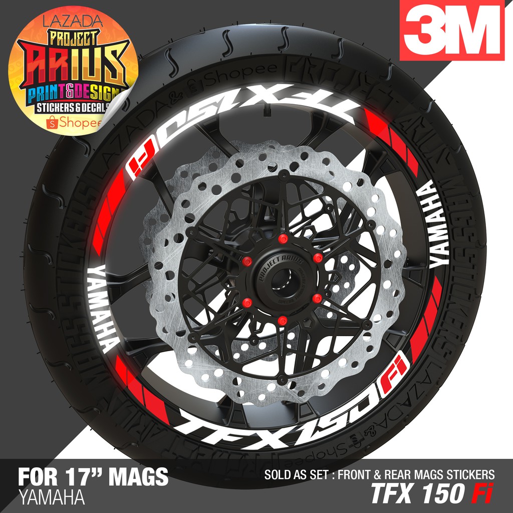 thumbnail interactive-video image 1 of CGD Graphics Motorcycle Rim Stripe Wheel Decal Tape For Yamaha YZF R3 R1 R6 R6S 600R 1000R 1 of 4
