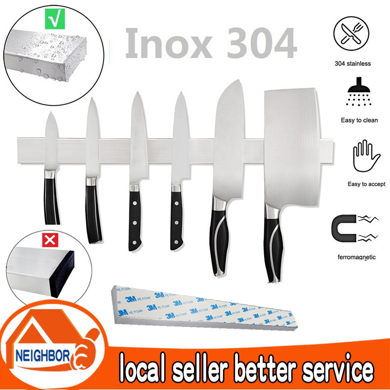 【In Stock】30/40/50CM 100 304 Stainless Steel Selfadhesive