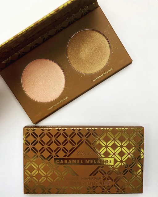 zoeva caramel melange highlighter palette