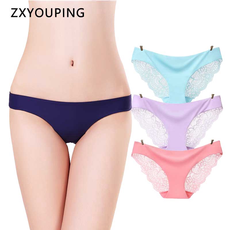 Explosion Ice Silk Panties Women Seamless Underwea