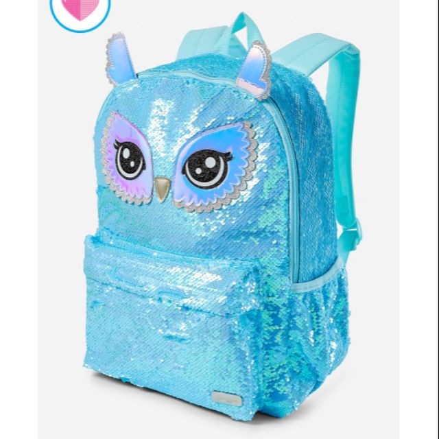 justice blue backpack
