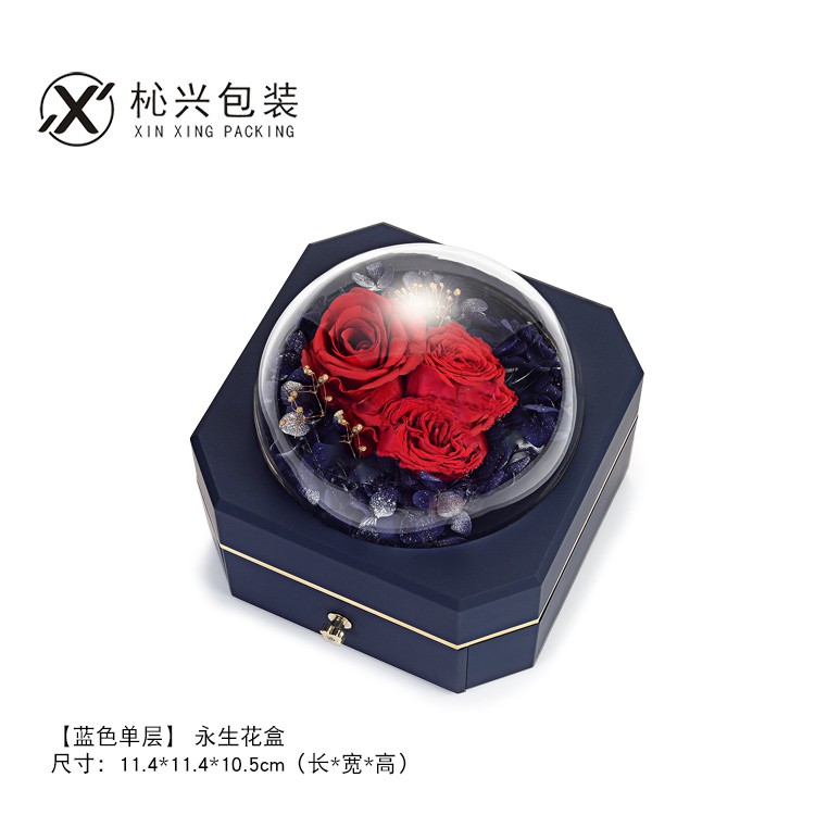 rose bear in box