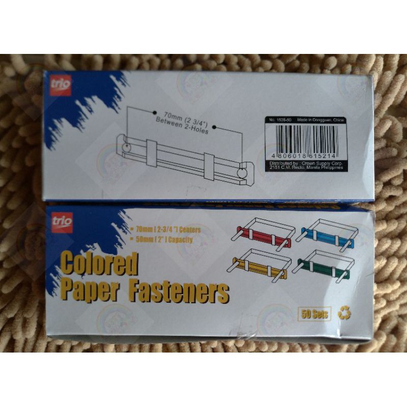 KWTrio Colored Paper Fastener (Plastic) Shopee Philippines