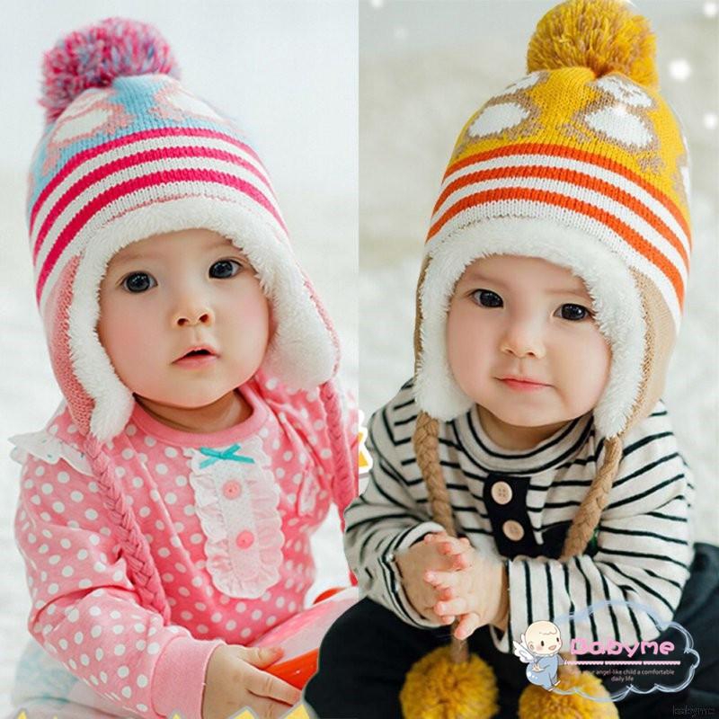 Baby Hat Cap Animals Kids Boys Girls Toddler Knitted Hat Shopee Philippines