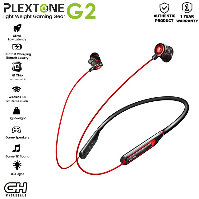 plextone wireless earphone