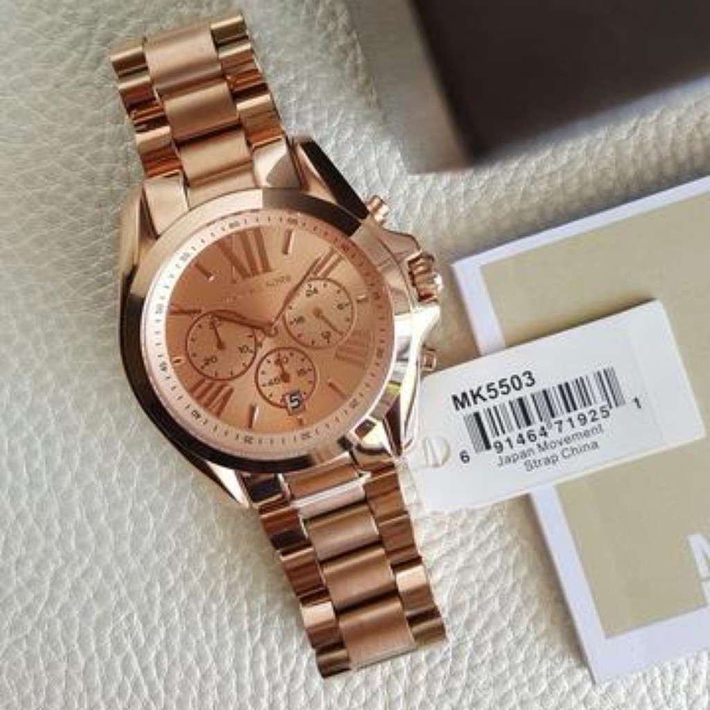 Pawnable RoseGold Stainless Steel for Men & Women - MK Watch | Shopee  Philippines