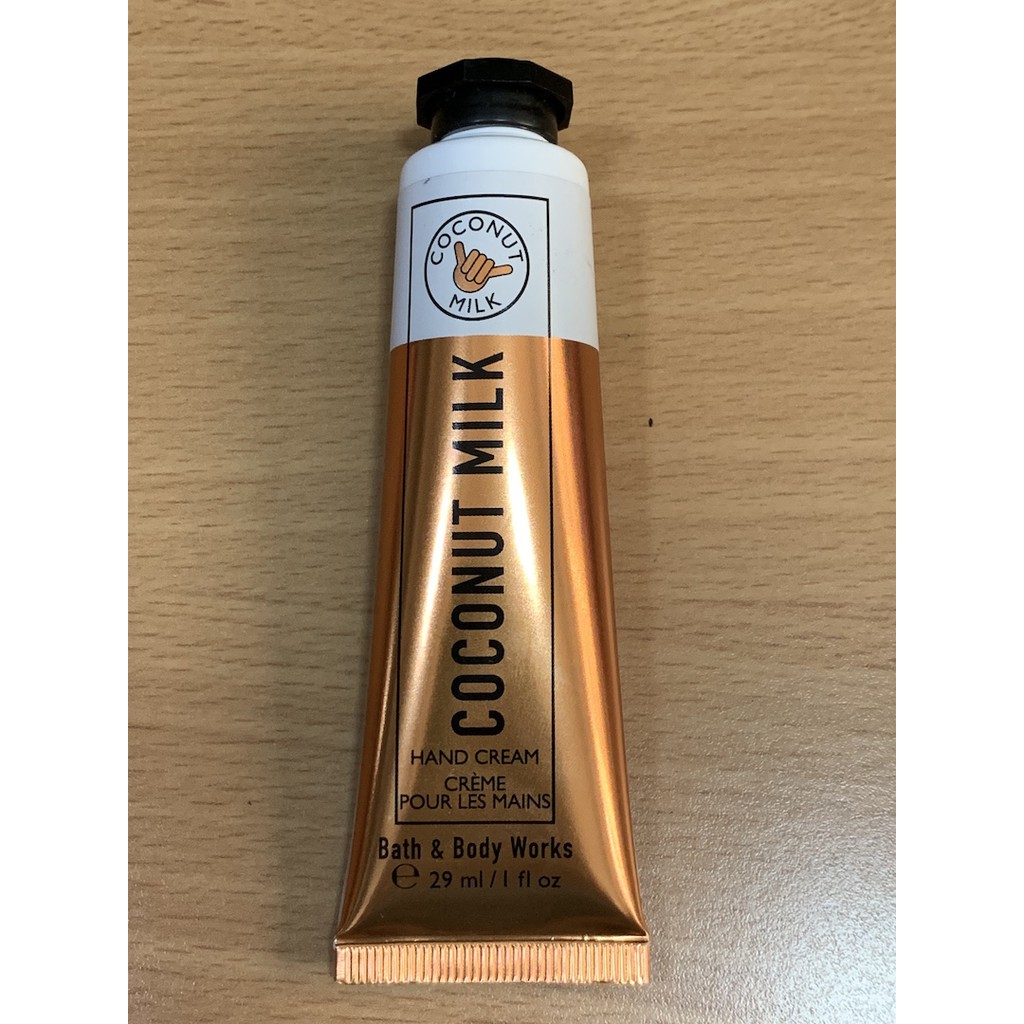 Bath & Body Works Coconut Milk Hand Cream (Authentic) Shopee Philippines