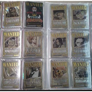 One Piece Anime Card Bounty Order Set 12 Pieces