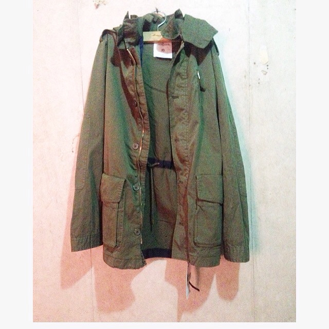 zara waterproof parka