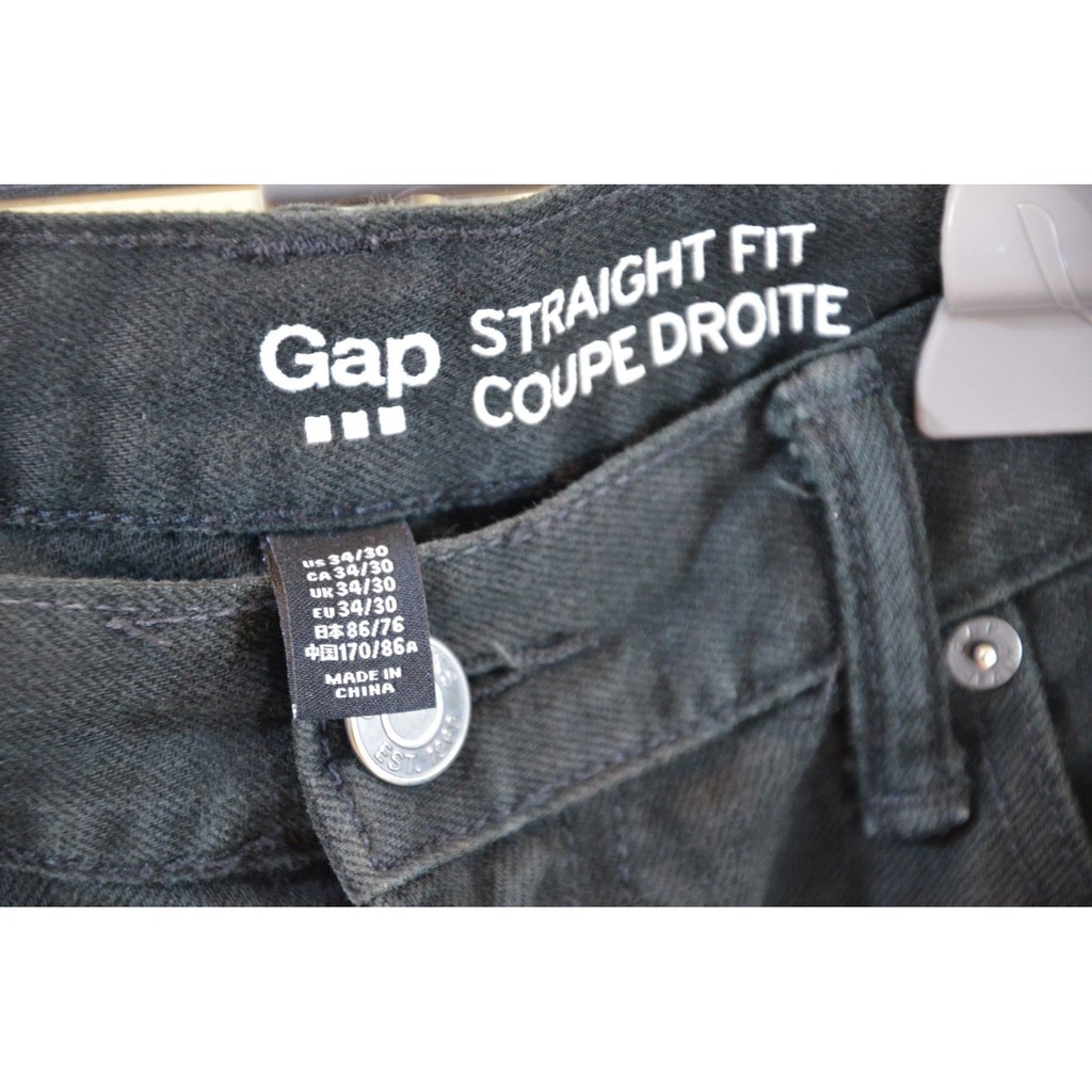 gap straight fit coupe droite jeans