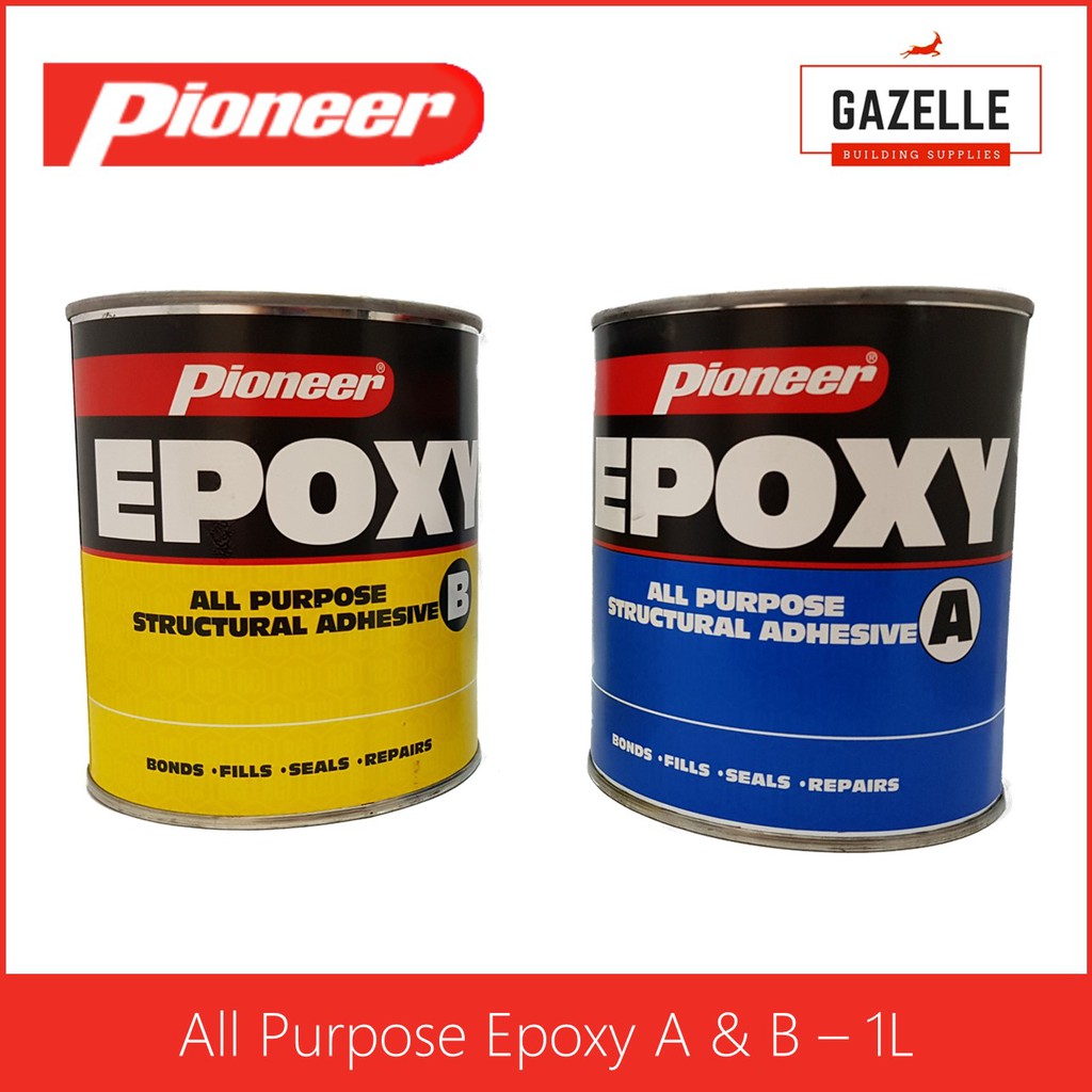 Pioneer All Purpose Epoxy Set (A&B) 1L Shopee Philippines