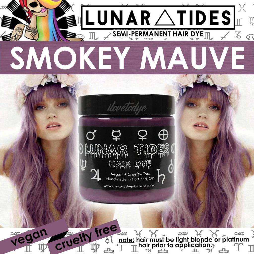 Lunar Tides Smokey Mauve Semi Permanent Mauve Hair Dye Shopee