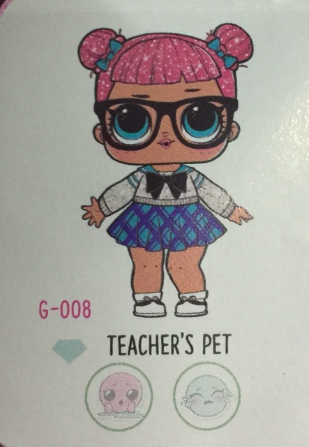 lol doll teachers pet glitter series