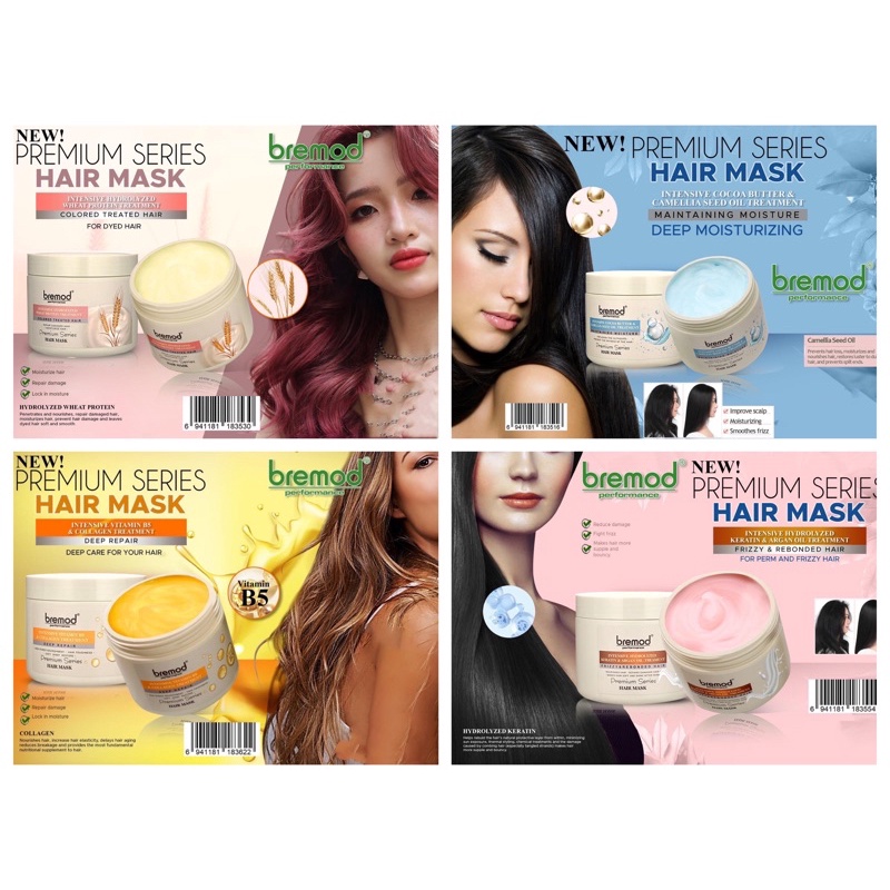 BREMOD Premium Series Hair Mask 500ml | Shopee Philippines