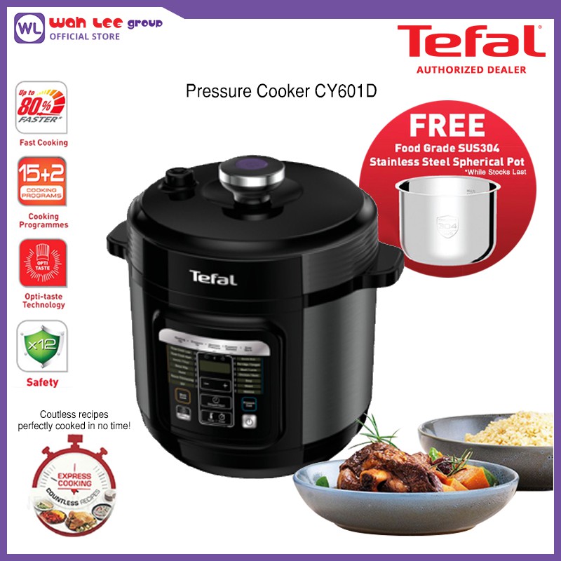 Tefal Home Chef Smart Multicooker Pressure Cooker CY601D Shopee Philippines