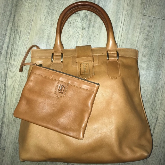 tan ysl bag