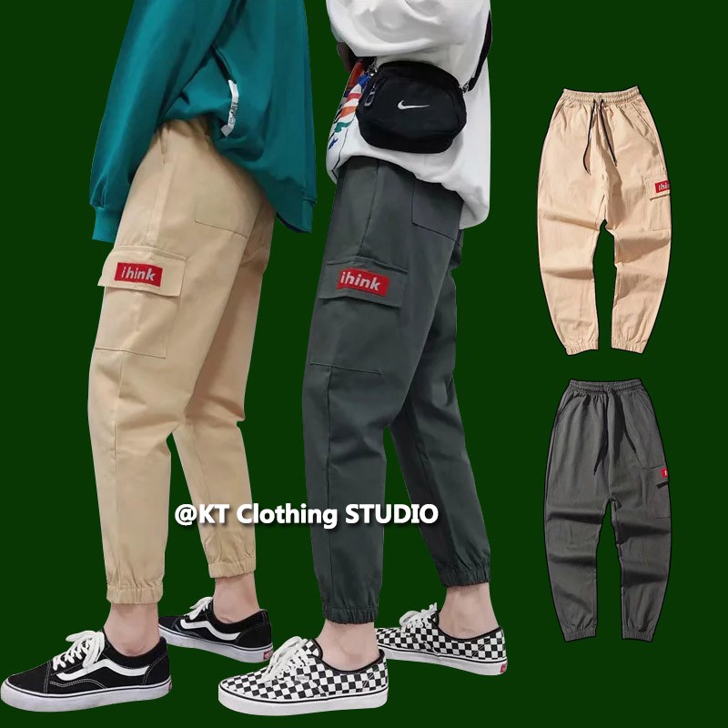 different color cargo pants