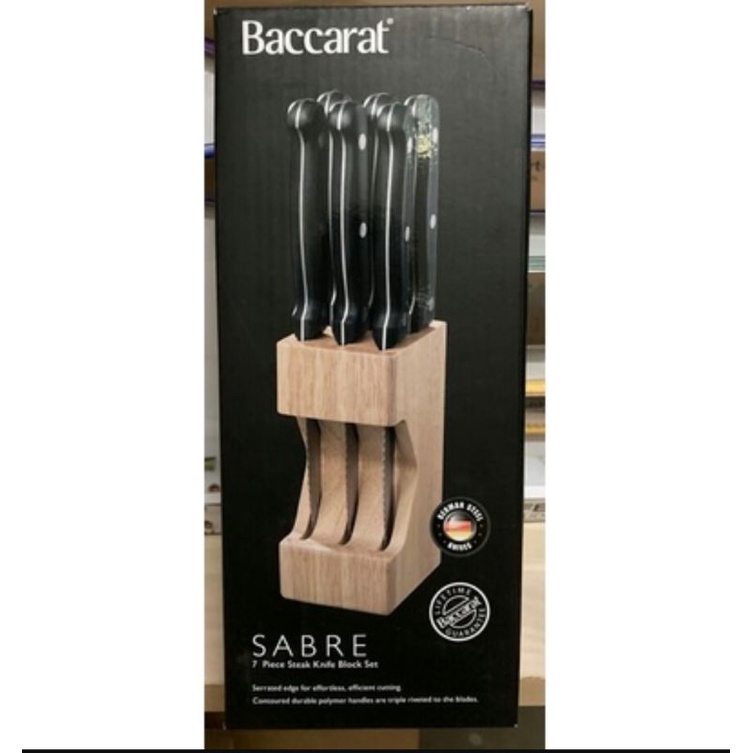 Sabre 7 piece Steak Knife (Baccarat) Shopee Philippines