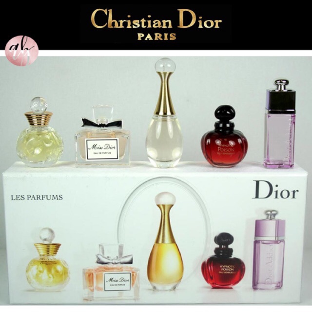 dior miniature perfume set