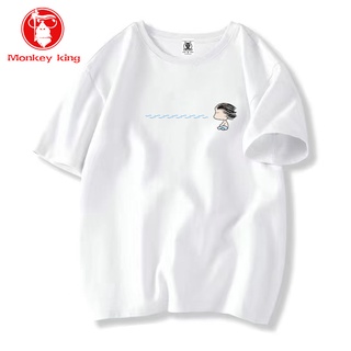 MONKEY KING COD cotton plus size tshirt for men on sale print graphic oversized tops teen ACS704 #za