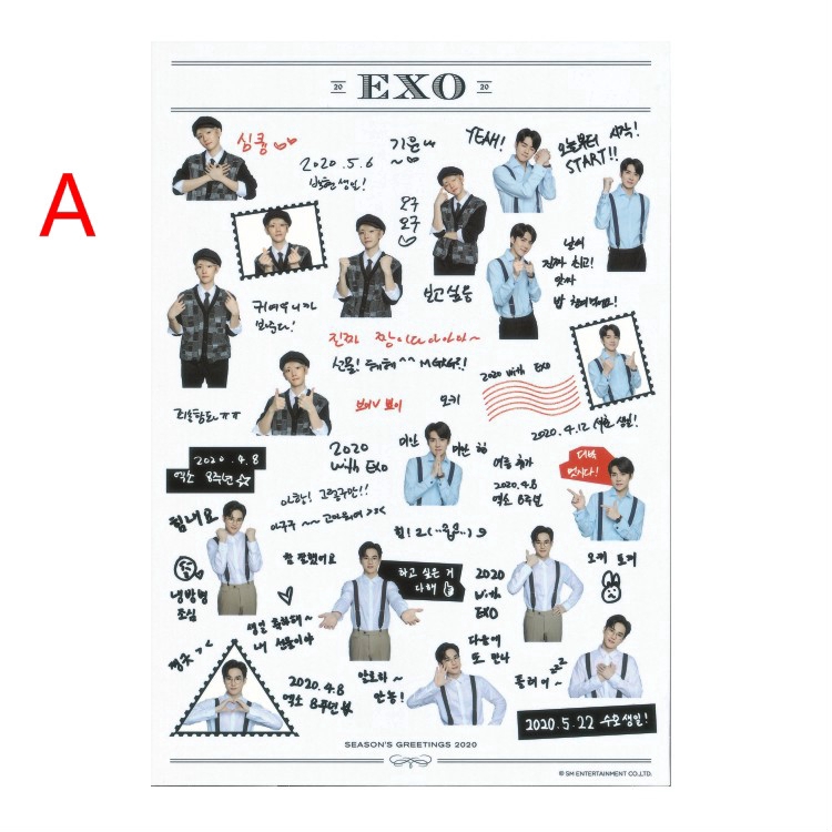 kpop exo nct photo sticker for mobile phone notebook laptop luggage diy sticker shopee philippines