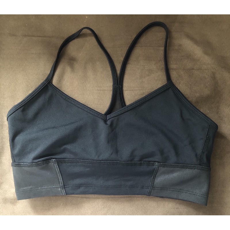 forever 21 black sports bra