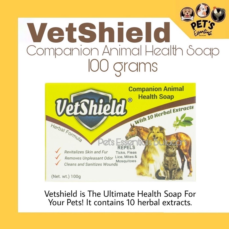 VetShield Companion Animal Health Soap 100 grams | Shopee Philippines