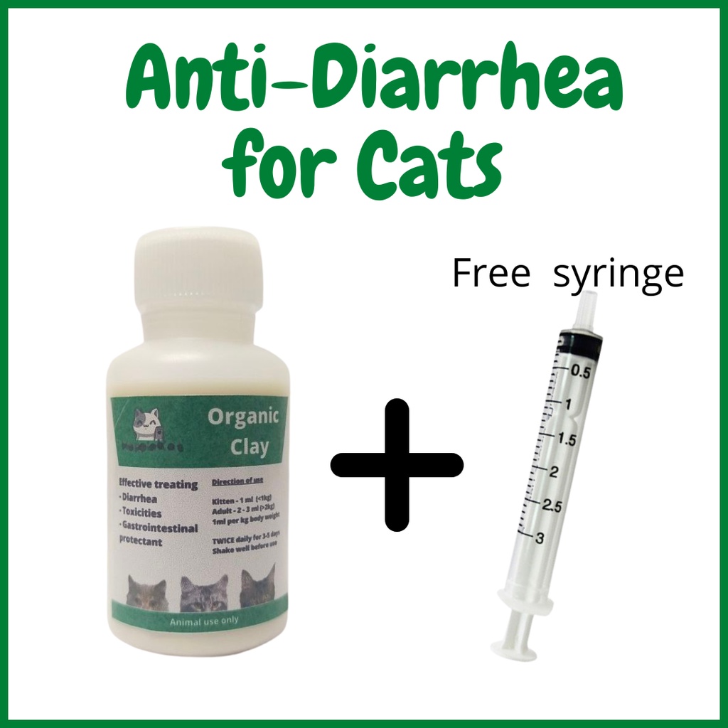Vomiting Medicine Cirit-Birth Cat Animal anti diarrhea Organic Clay 30ml