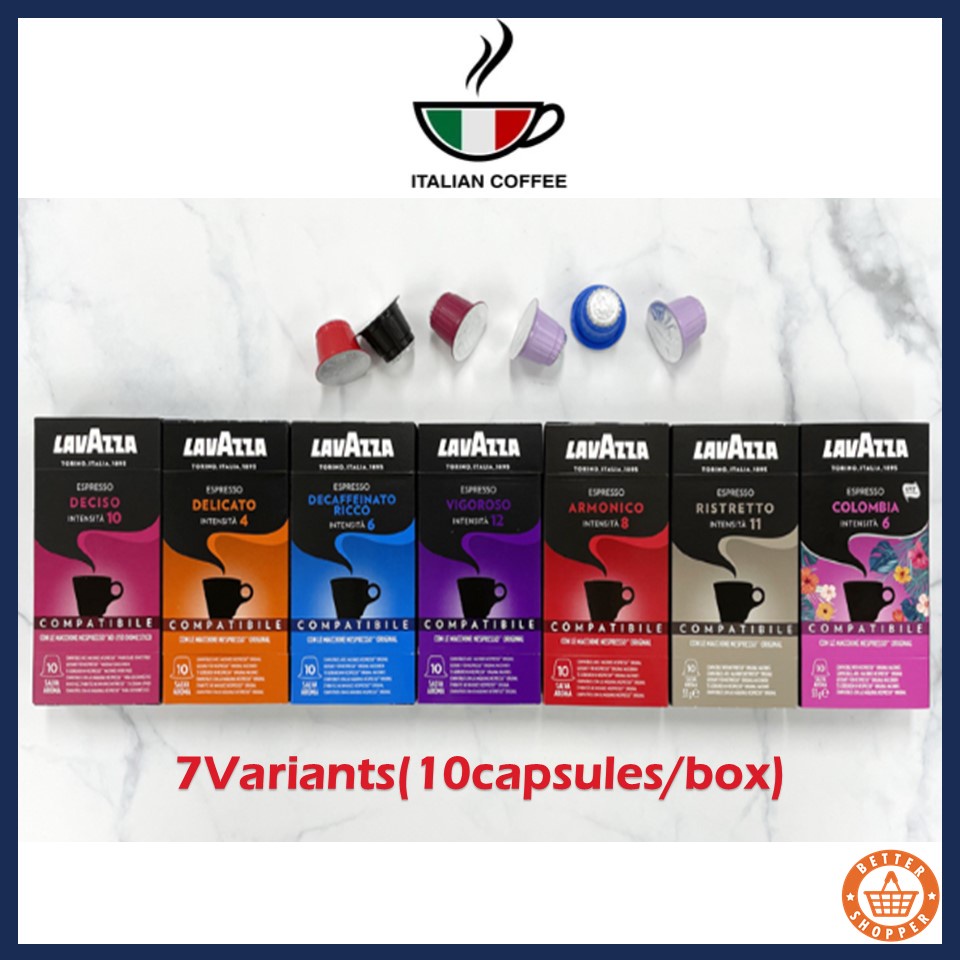 Lavazza Nespresso Compatible Capsule Coffee ,for Nespresso Original ...